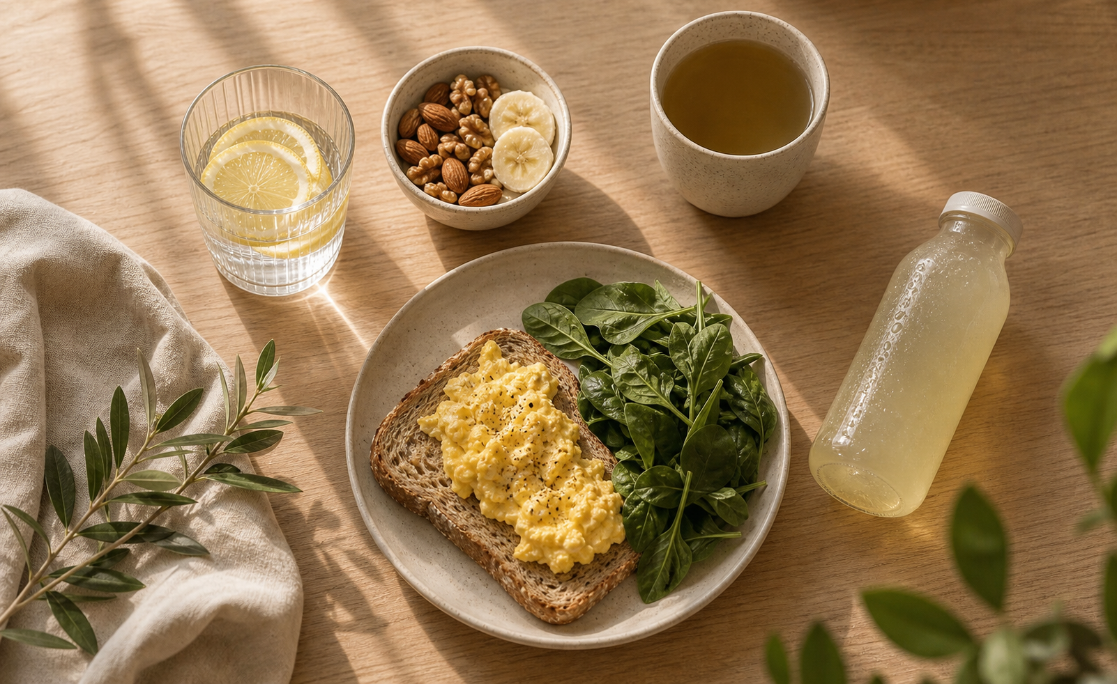Illustration: Hydration, Nutrition, and Self Care During a Taper