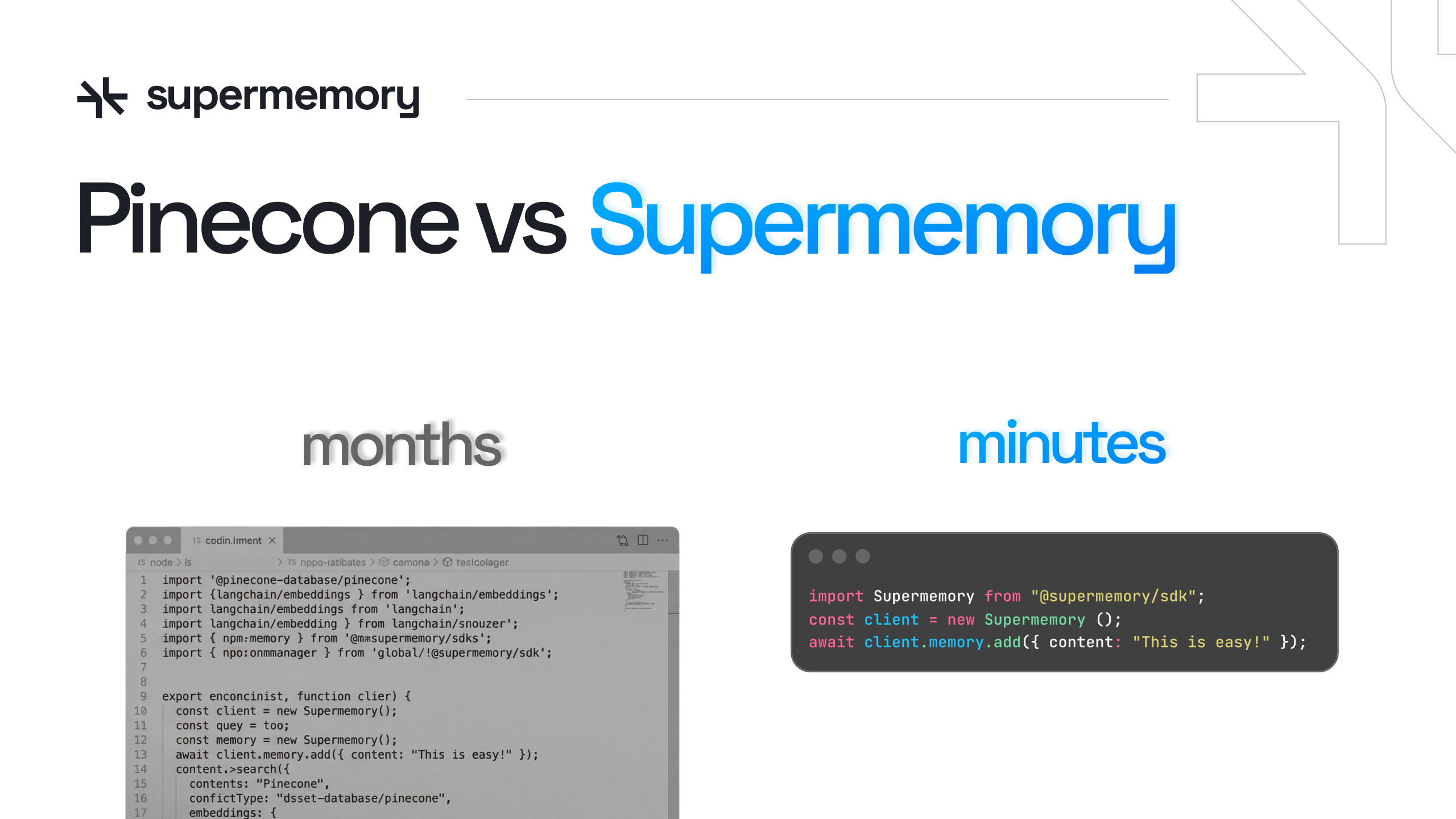 Supermemory vs Pinecone: Which is Better?