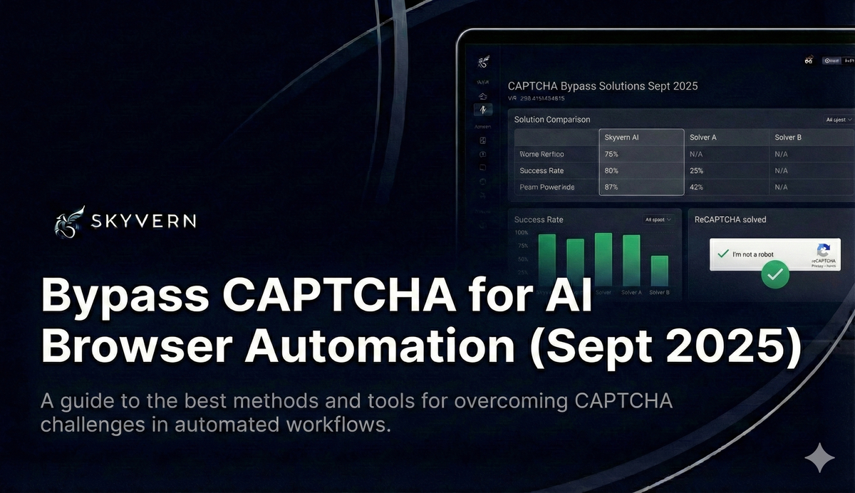 Best Way to Bypass CAPTCHA for AI Browser Automation (August 2026)